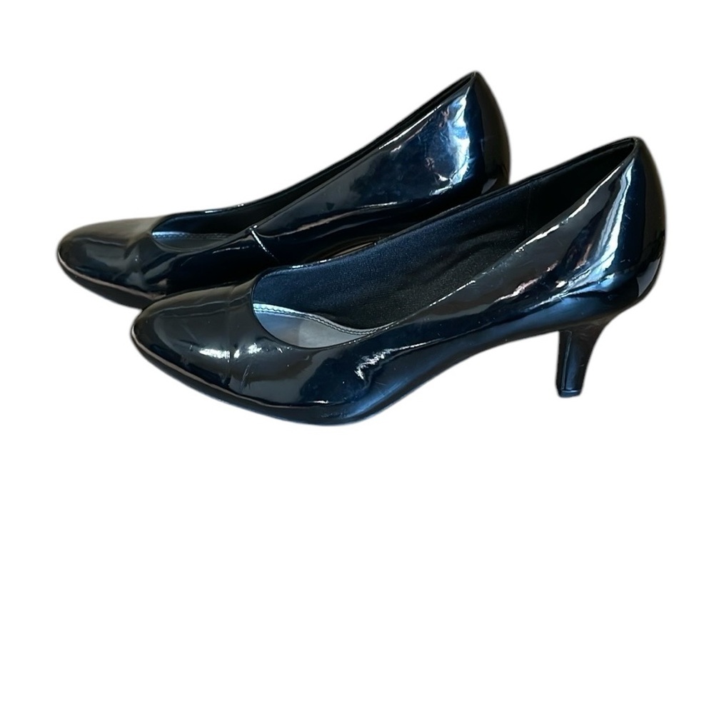 LIFE STRIDE SOFT SYSTEM WOMENS BLACK HEELS SIZE 7-1/2